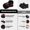 DMoose Elbow Wraps for Weightlifting, Bench Press, Cross Training &