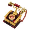 Dial Telephone Shaped Music Box Exquisite Retro Music Jewelry Box
