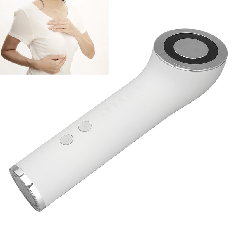 Handheld Breast Massager 3 Microcurrent 3 Temperature Red Lighting Electric