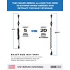 Iron Forge Cable SJEOW 20 ft Black Outdoor Coiled Extension