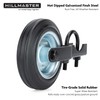 Hillmaster 6 Inch Heavy Duty Gate Helper Wheel Caster Kit