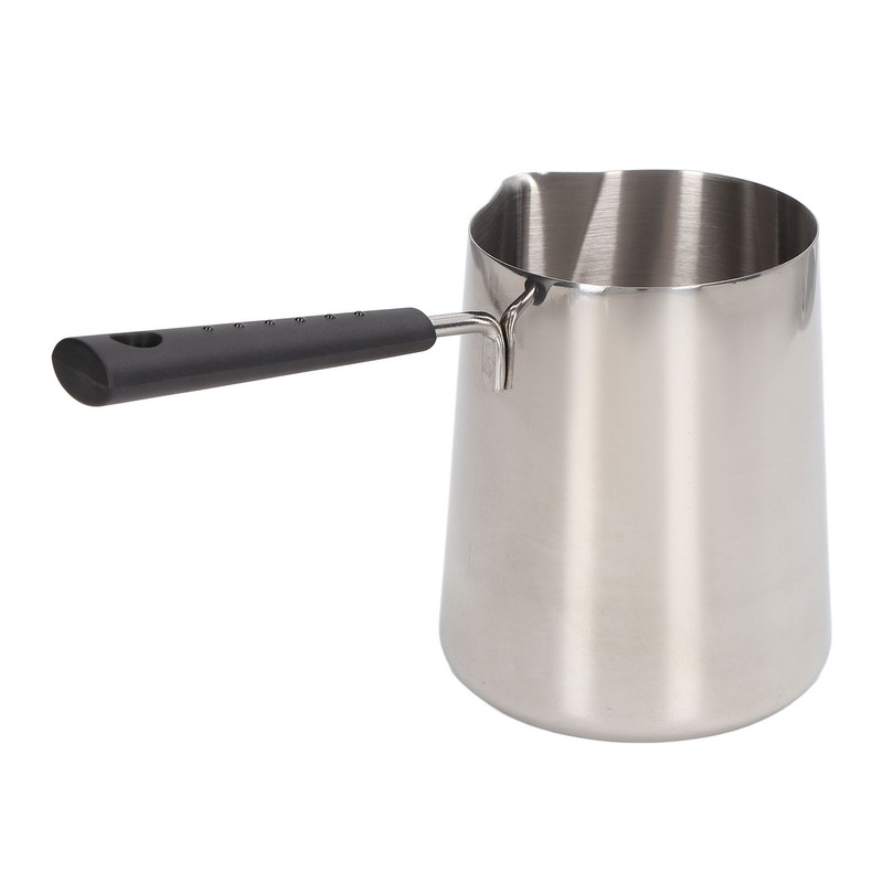 Coffee Milk Frothing Pitcher Cup 304 Stainless Steel Long Handle