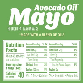 Kraft Mayo Avocado Oil Mayonnaise (22 oz Bottle)