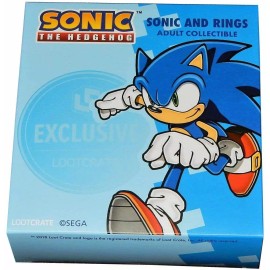 LootCrate Sonic & Rings Collectible~ Tetris Magnet Sheet~ Street Fighter Comic~ Galaga Pin