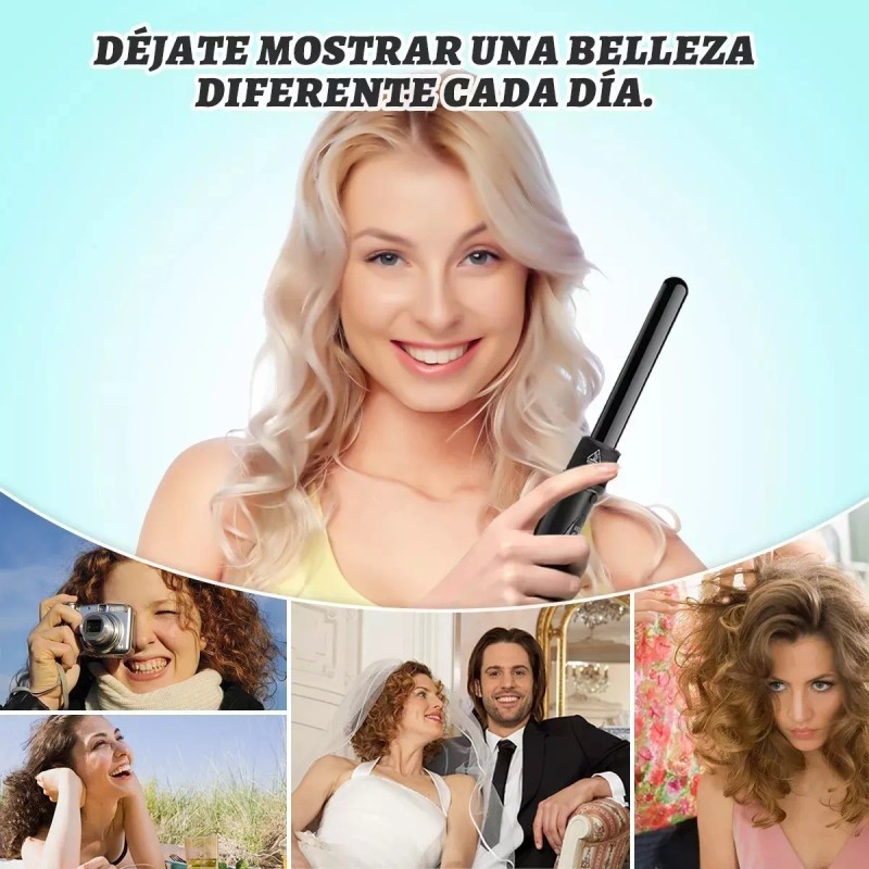Estrella Ferros Rizadora Para Cabello Profesional De Cerámica 4 En
