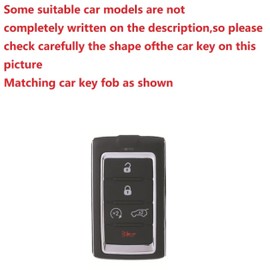 Vlmazlm Replacement for Jeep Car Key Shells Grand Soft TPU Keycase Car Key Case for Cherokee (White)