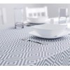 Dehaus® Wipe Clean Table Cloth - Grey Geo Diamond -