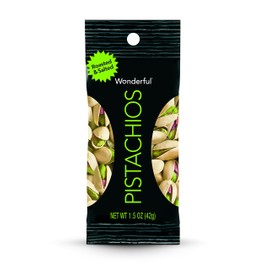 Wonderful Pistachios,Roasted (1.5 Oz, 24 Packs, 36 oz Total)