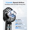 Coohea Mini Handheld Fan, Small Cute Design, 3 Powerful Speeds,