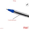FLAIR FX 10 x 1.0mm Tip Dark BLUE Ballpoint Pens