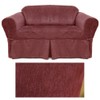 Chenille Cranberry Furniture Slipcover Chair 233