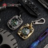 MecArmy CMP2-T High Sensitivity EDC Compass, Exquisite Carved Mechanical Instrument
