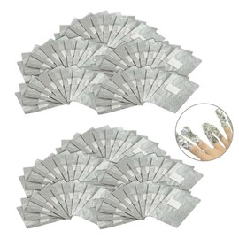 100Pcs Nail Soak off Foil Wraps for Soak off Gel Polish Dip Powder Acrylic Powder Remover Nail Foils Soak off With 1.18inch Pre-attached Lint Free Cotton Pad Remove Gel Nails Polish at Home