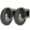 HILLMASTER 8 Inch Gate Wheel Gate Caster Kit with 1-5/8"