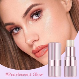 Multi-Use Makeup Stick Set – Highlighter Blush Cream, Waterproof Eyeshadow, Long-Lasting Eyeliner & Glitter Pencil for Glow & Easy Application（#03）