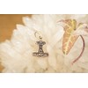 Windalf TorsÂN Small Thor's Hammer Pendant 2 cm Bronze, Fabric