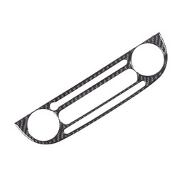 Hcilloend New Fiat 500 Exclusive for 2011-2019 Center Control Panel, Center Control Panel, Frame Cover, Carbon Fiber, Paste Type, Interior Parts, Custom Accessories, Car Accessories (Carbon Style)