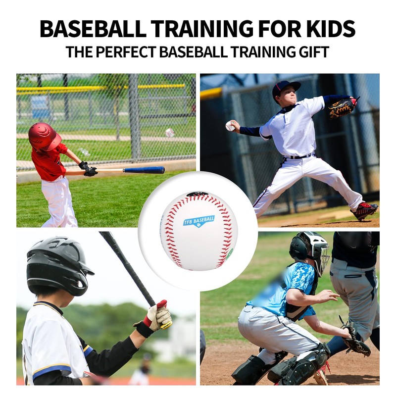 Gosknor Baseball Training Ball, Pitch Training Baseball with Finger Placement