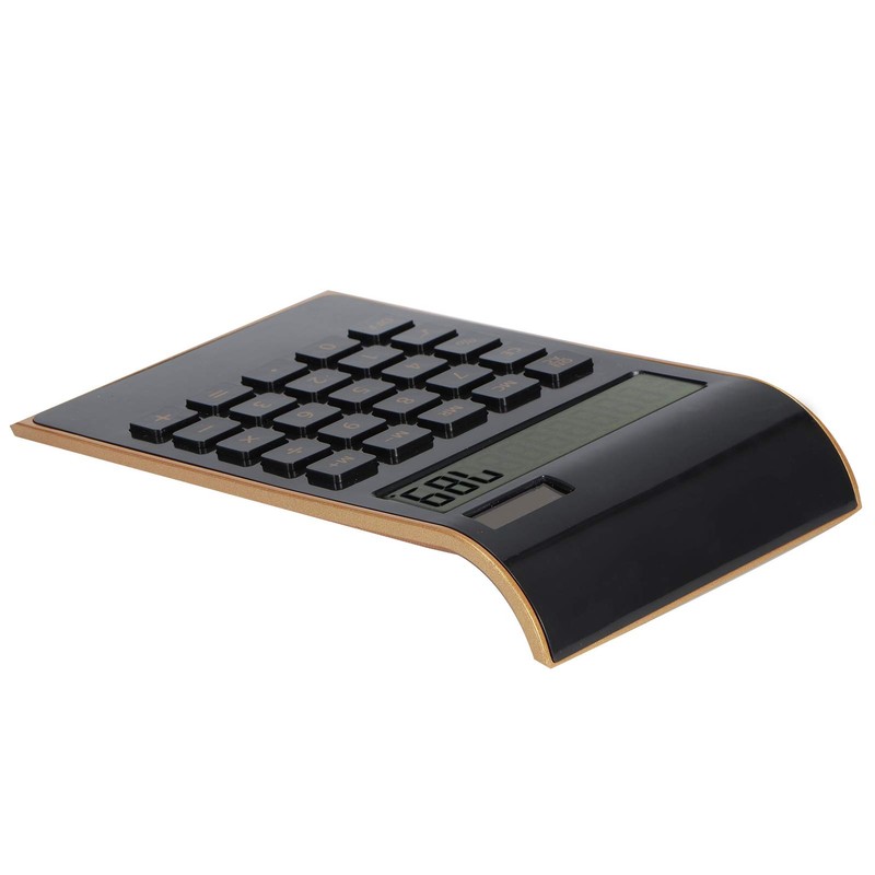 Omabeta LCD Display Desk Calculators Plastic 10 Digits Ergonomic Solar