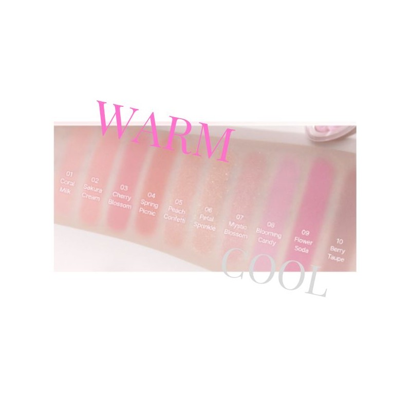 DASIQUE Blooming Single Shadow 1.8g, Color:03 Cherry Blossom