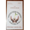 Fresno Seed Co. Lemon Balm Herb Seeds- 400mg packet (Approx.