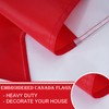 Bradford Canadian Flag 3x6 ft Outdoor, Embroidered Canada Flags Outdoor