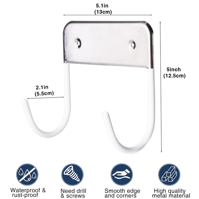 ZHMY Ironing Board Hanger Wall Mount, Ironing Board Holder for