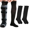 Walking Boot Socks 2 Pairs Fracture Boot Brace Sock