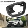 Side Mirror Cover Frame Black Decorative Door Side Wing Rearview