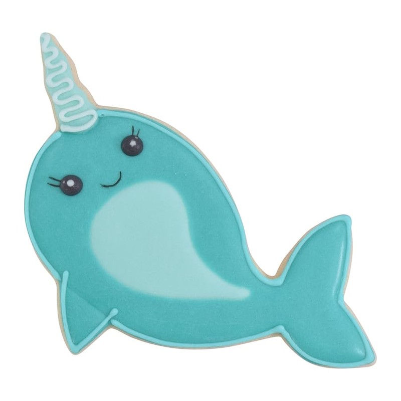 R&M Narwhal 4.5" Cookie Cutter Stainless Steel
