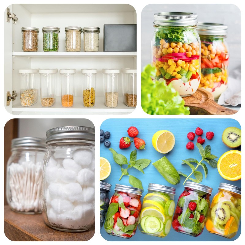 uxcell 24 Pcs Mason Jar Lids, 70mm/2.76" Regular Mouth Tin