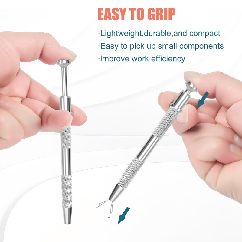 2 Pcs Piercing Ball Grabber Tool, Jewelry Pickup Tools with