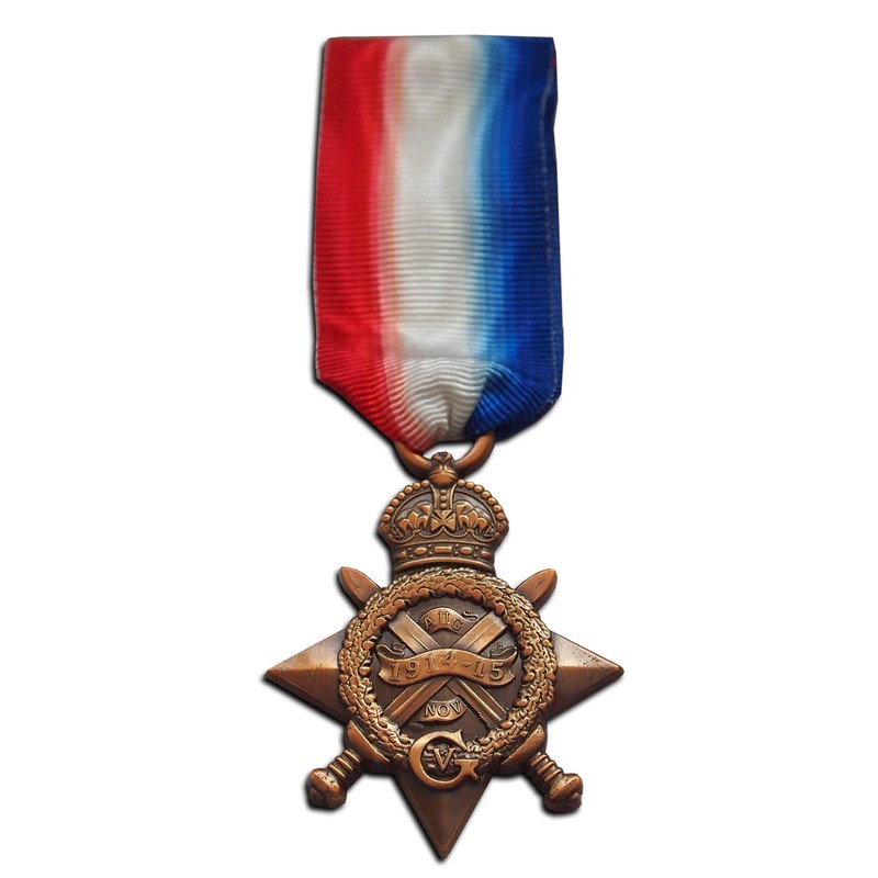 WW1 Medals 1914-15 Star British War Victory & Defence medal