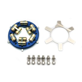 HTTMT- Blue Aluminum Alloy Variable Pressure Clutch Plate For 1998-2017 Touring Big Twin Next Generation Low Profile (40% more clamping force)