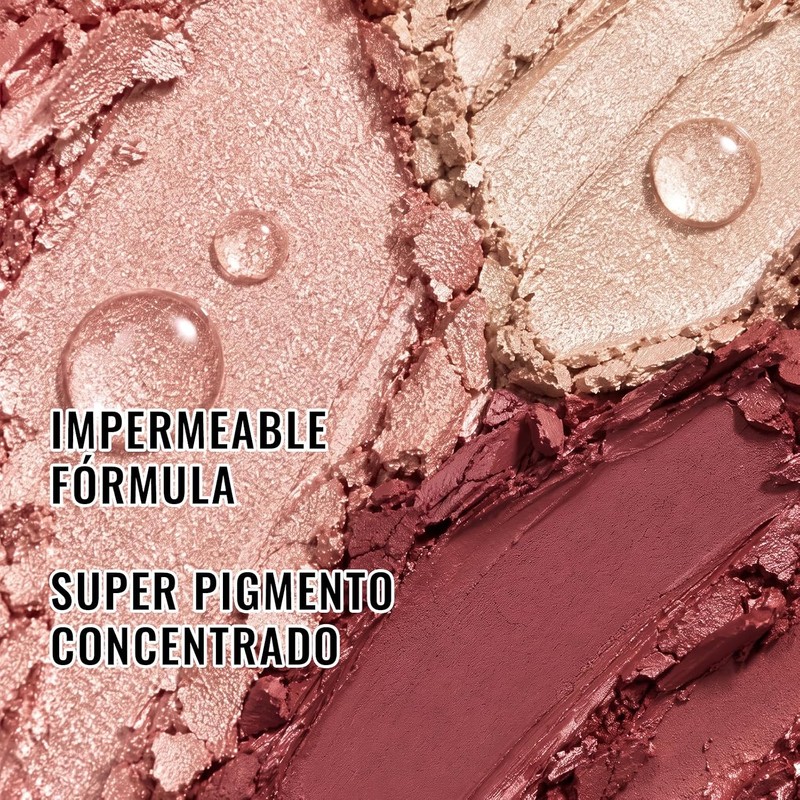 Erinde Sombra de ojos en barra Marrón Matte, Resistente al