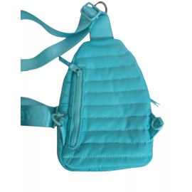 Samantha Brown To-Go Hands-Free Quilted Sling Bag-Turquoise-