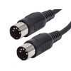 Monoprice MIDI Cable - 3 Feet - Black With Keyed