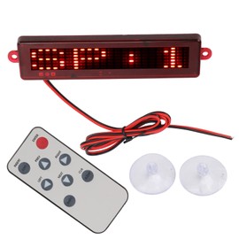 Rechargeable LED Name Tag Replacement for Universal Automobile Programmable Name Badge