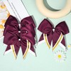 8 PCS Large Cheer Hair Bows 8" Glitter Hair Bows