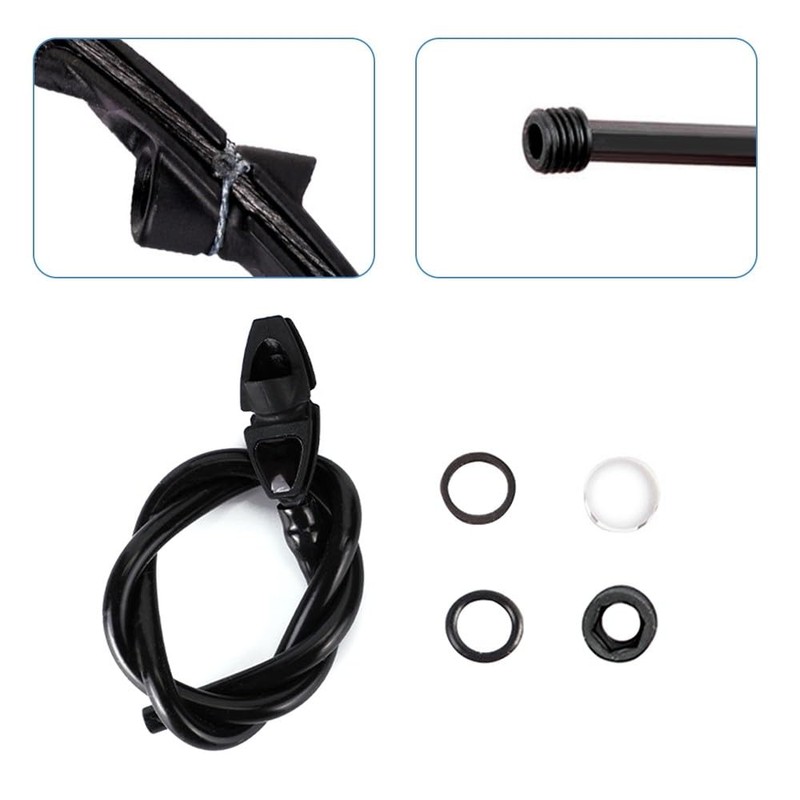 MiOYOOW Bow Peep Sight Kit, Archery Peep Visor Bow Tube