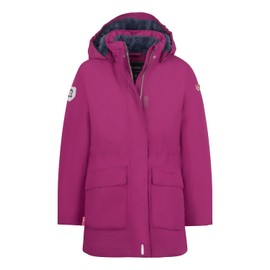 Trollkids ALESUND Girls' Down Coat, Plum/Navy, 140