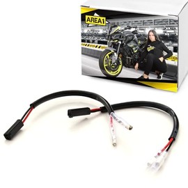 Area1 Motorcycle LED Indicator Adapter Cable Connector (Pack of 2) (Compatible with
