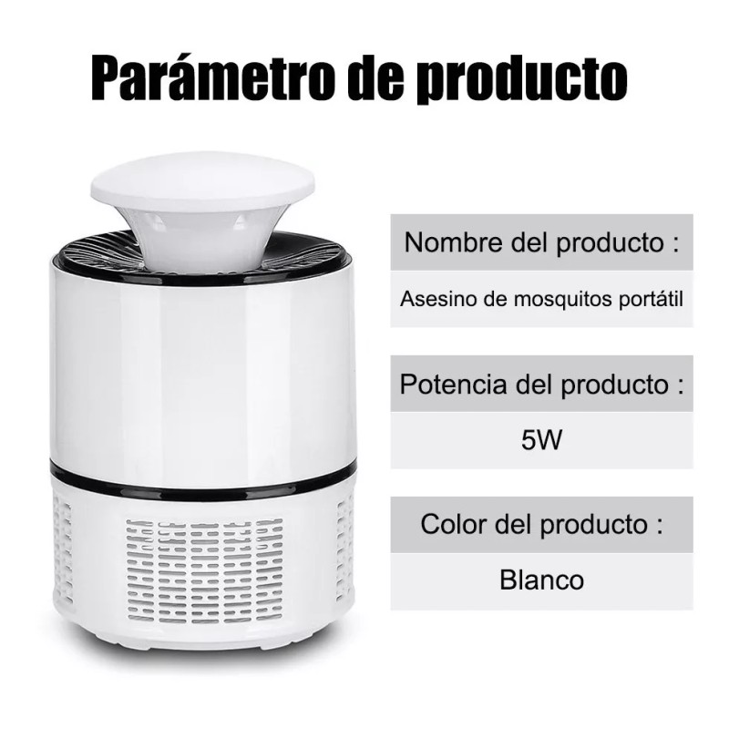 OEM Lampara Atrapa Mosquito Killer Usb Luz Led Uv Insectos