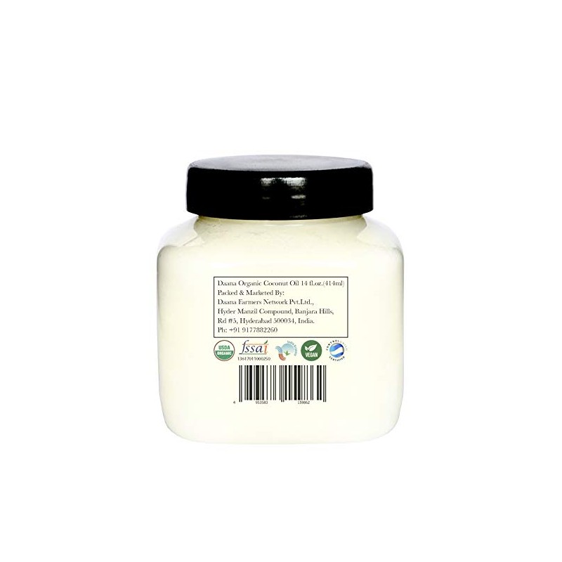 DAANA Aceite de Coco Orgánico para La Piel: Virgen Extra,