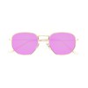 Kelens Vintage Sunglasses Polygon Polarised Sunglasses Women Men Metal UV400