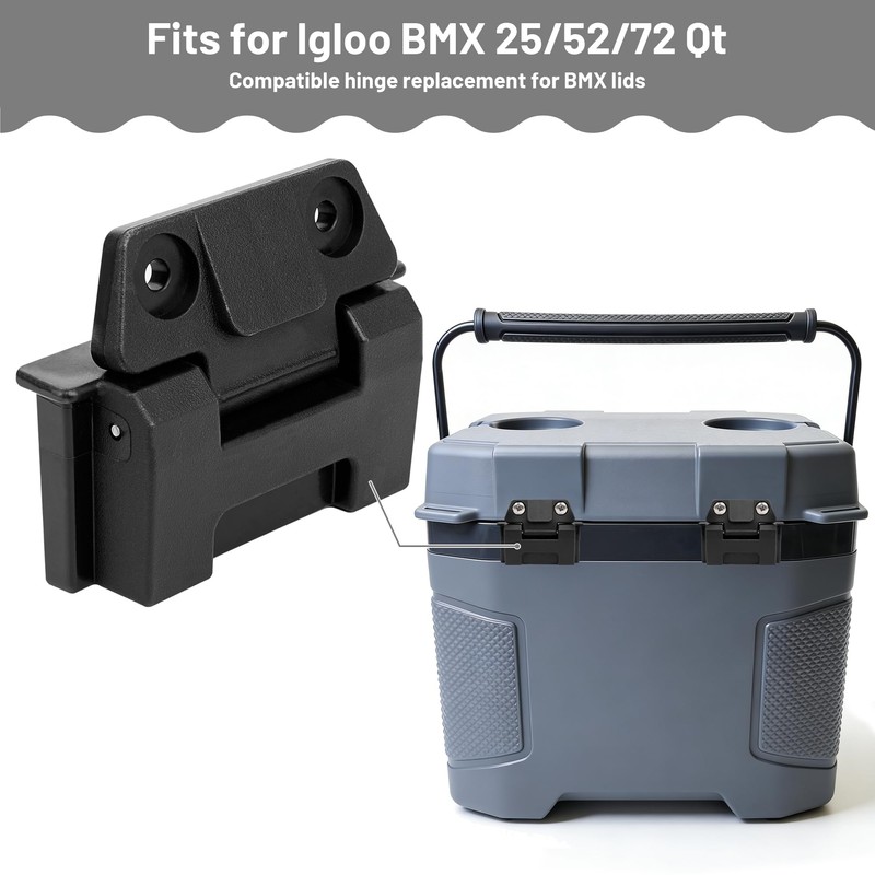 Omoojee Replacement Hinges Compatible with Igloo BMX 25/52/72 Qt Coolers,