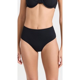 Solid & Striped Women's The Lilo Bikini Bottoms, Blackout, L