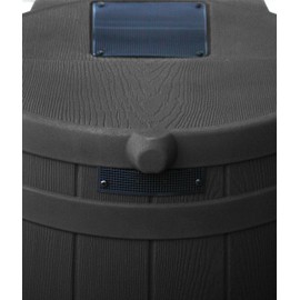 Rain Wizard 50 Gallon Rain Barrel with Diverter Kit - Black