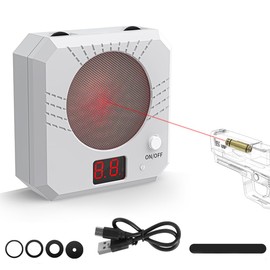 VANTARA Laser Counting Target - Dry fire Training Electronic Target - Laser Firearm Training System - 4 Levels of Difficulty - Flash and Steel Plate Sound Feedback