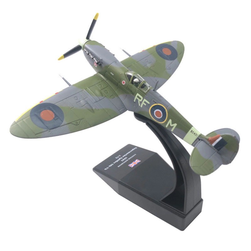 Unbranded 1/72 Spitfire Fighter WWII Legendary Diecast Airplane Model Static
